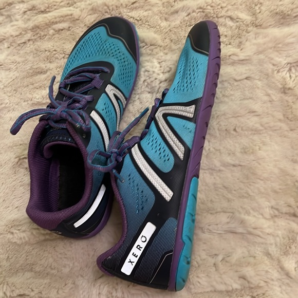 Xero shoes HFS Mesa Trail shoes purple blue 8.5 - Picture 3 of 6
